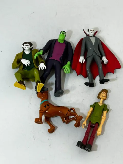 Pacchetto Borsa Misto Assortito Bambini Piccoli Giocattoli Figurine Scooby Doo Personaggi x5 #LH