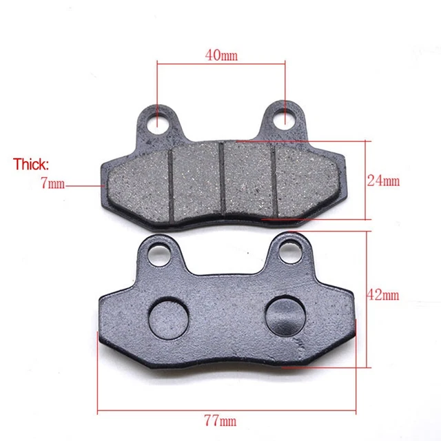 4 paires de plaquettes de frein à disque hydrauliq... – Grandado