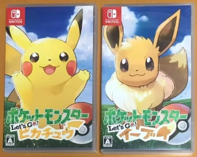 Pokemon Let's Go Pikachu+eeve Nintendo Switch version originale japonaise...