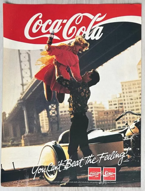 COKE - 1989 Full page UK magazine ad COCA-COLA print ad