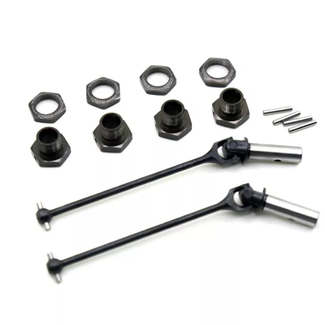 Pour Kyosho MP10 Front Rear Wheel CVD Drive Shaft Metal 94MM Shaft Couplers