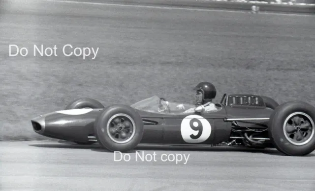 Dan Gurney Brabham Bt7 British Gp 1963 35Mm Negative F1 #19 Very Rare