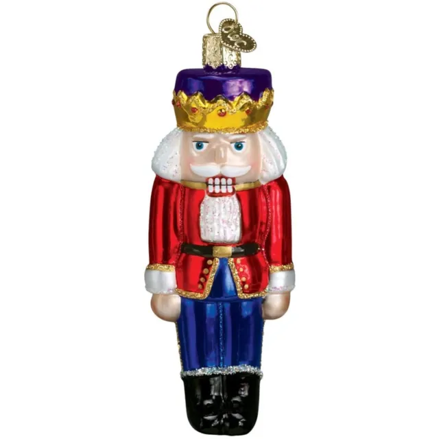 Old World Christmas Glass Ornament, Nutcracker Prince (With OWC Gift Box)