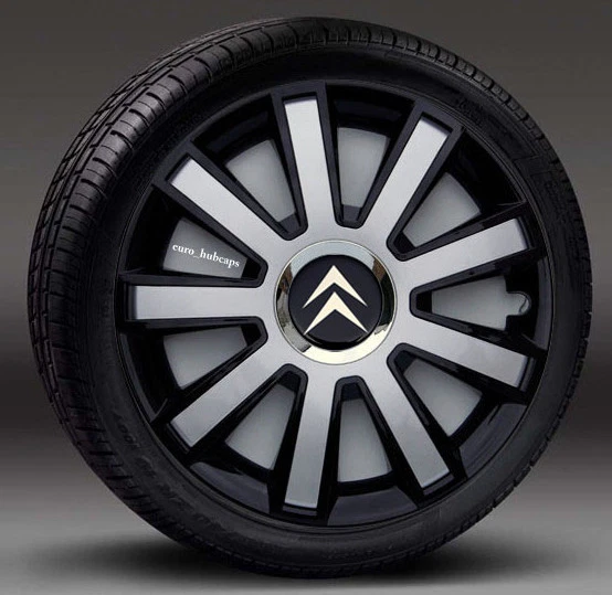4x15" wheel trims, Hub Caps, Covers to fit Citroen C3,C4,C5,Picasso