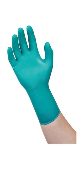 Ansell Gant jetable Microflex 93-260 taille 6,5-7 vert/bleu néoprène/nitrile ...