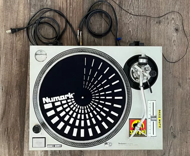 Technics SL-1200MK2 Silver Direct Drive  Turntable WORKS