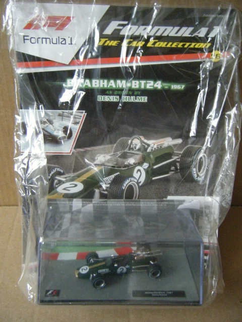 VQVC70 Voiture Course 1/24 Altaya Formule 1 BRABHAM BT24 1967 #2 D.Hul – Jumajo