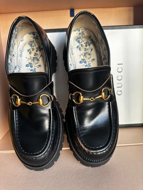 Mocassino A Cavallo In Pelle Suola Ad Ale Gucci Usato Taglia Uk9