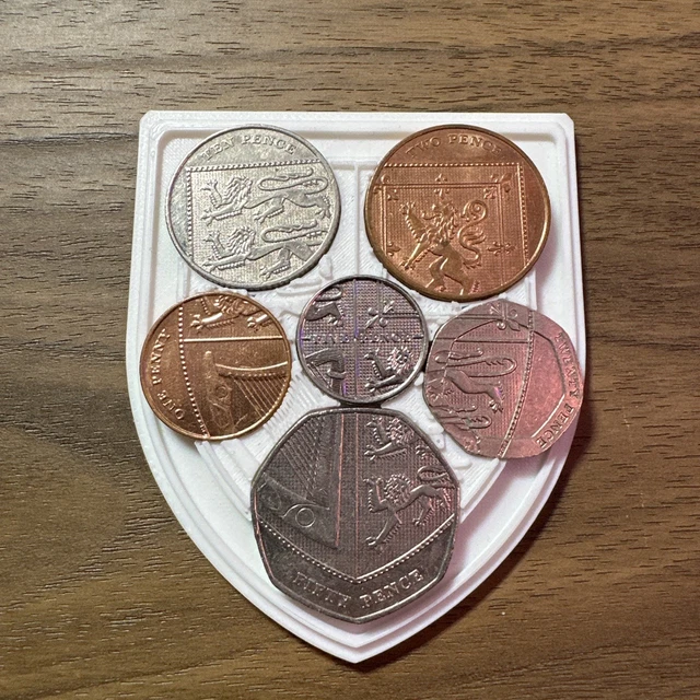 20 x Royal Shield British Coin Display Holder Numismatic Set UK Coins 20 x Royal Shield British Coin Display Holder Numismatic Set UK Coins