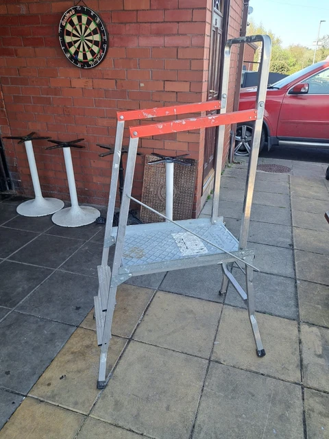 Jobeezer Ladder ALUMINIUM BELDRAY JOBEZER DIY Folding Decorative Work Platform Access ...
