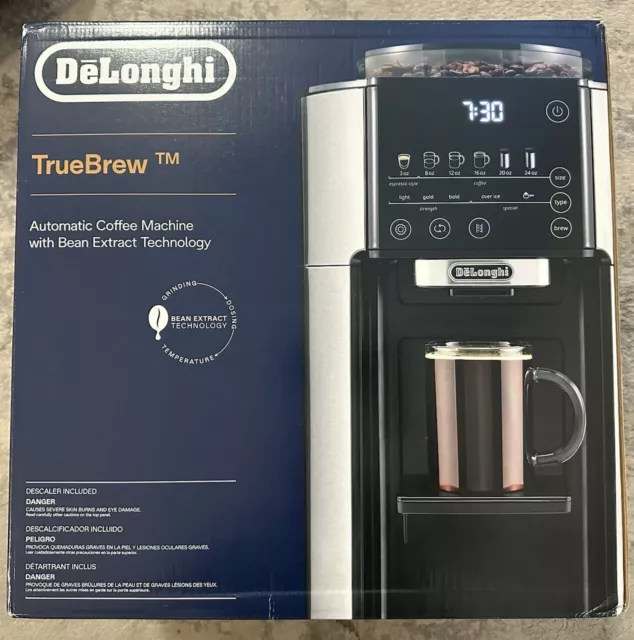 DeLonghi CAM51025MB TrueBrew Coffee Maker w/ Built in Grinder - Brand New