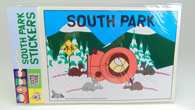 Stickers Autocollant 20Cm X 15Cm  South Park Comedy Central Vintage 2000 Kenny
