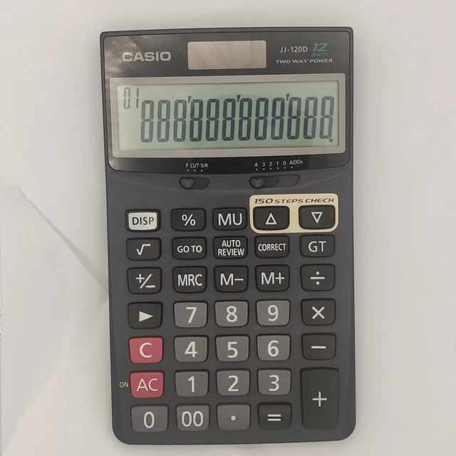 Casio calculator sales jj120d plus