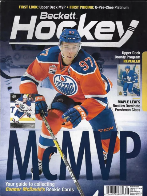 Beckett Hockey - Connor McDavid - June 2017, Vol. 29, No. 6