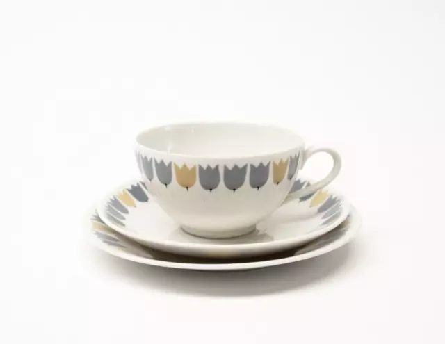 Rorstrand Sweden  "Party" Design, Trio of Cup, Saucer, Plate, Marianne Westman