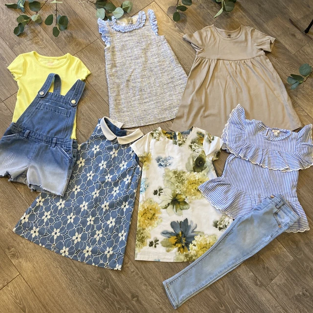 NEXT river island zara etc girls summer bundle dress top jeans age 3-4