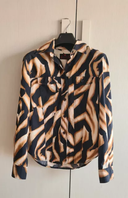 camicia donna vintage firmata Gai Mattiolo, unica, anni 90 taglia 42 avvitata