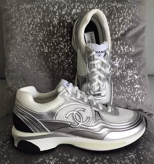 CHANEL White Athletic Shoes for Women