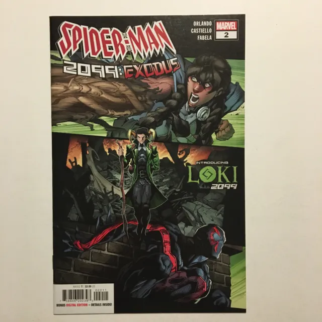 Spider-Man 2099 Exodus #2 Cover A 1st Loki & Thor 2099 Appearances 2022 Marvel