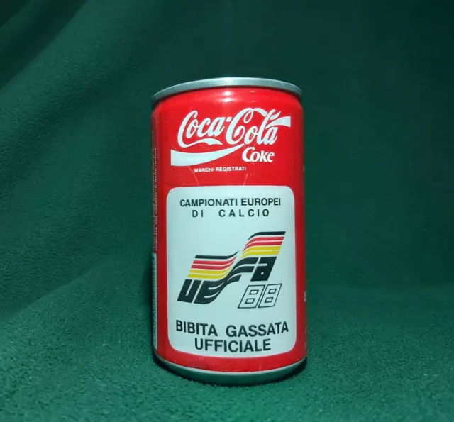 Lattina Coca Cola - COKE - Europei di Calcio 1988 UEFA 88 - Molto Rara