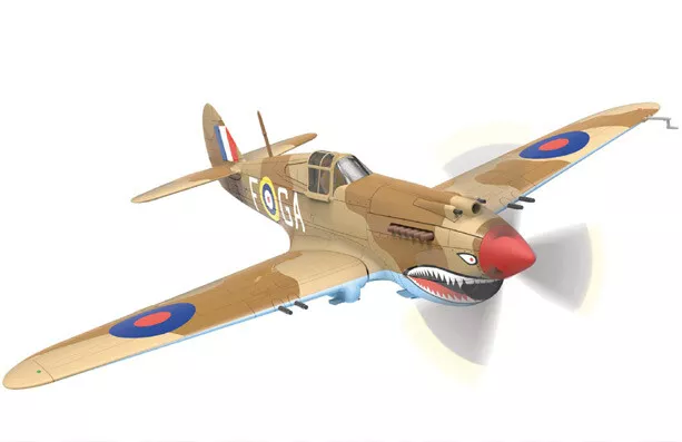 Corgi Curtiss Tomahawk IIB AK402 P/O  No.112 Squadron 1/72 diecast plane model