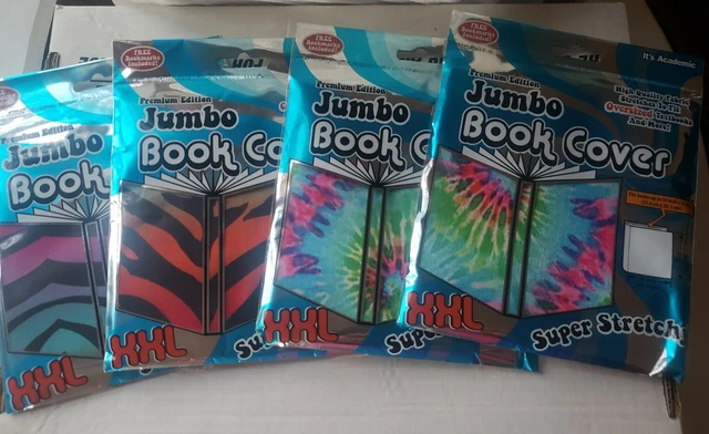 Jumbo Stretchy Book Covers XXL ~ Set of 4 ~ by It's Academic