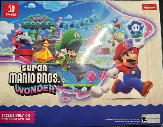 SUPER MARIO BROS Wonder GameStop Preorder Exclusive Sticker Sheet