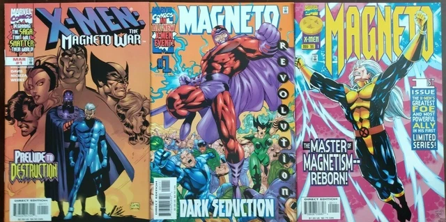 Magneto: Dark Seduction #1 2000 / Magneto #1 1996 / X-Men Magneto War #1 1999