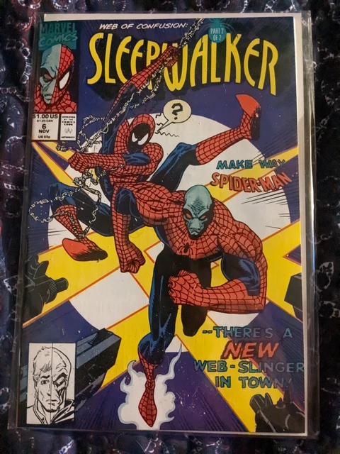 Sleepwalker Spider-Man Comic Book Web of Confusion Vol 1 No.6 Nov 1991 Part 2-2 