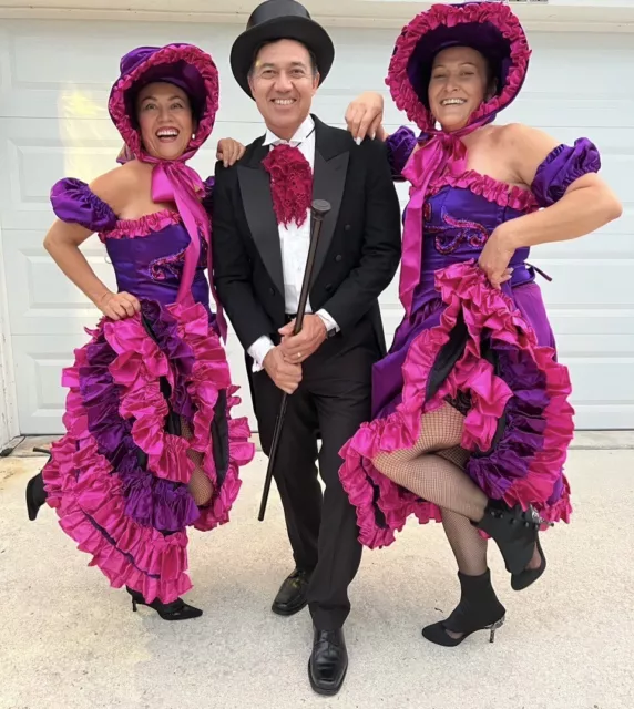 Cancan Professional Dancer Costume