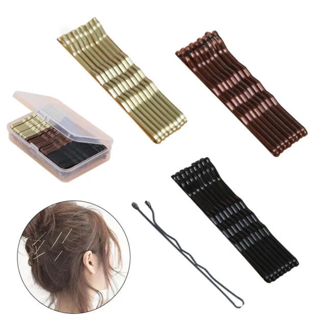 Hair Accessories Alloy Waved Hairpins U-shaped Curly Wavy Hairgrips DIY 5cm