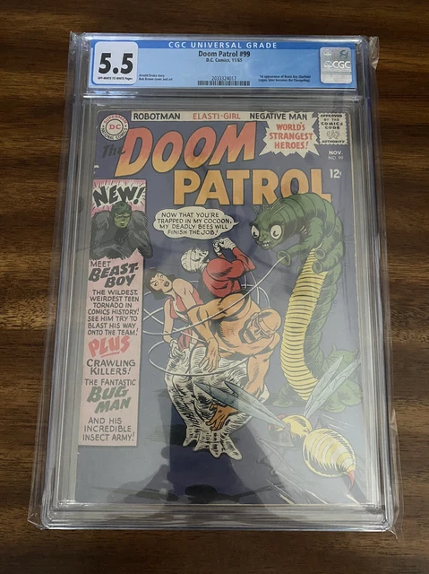 Doom Patrol #99 (1965, DC Comics) - CGC 5.5 - 1st App Beast Boy (Gar Logan)