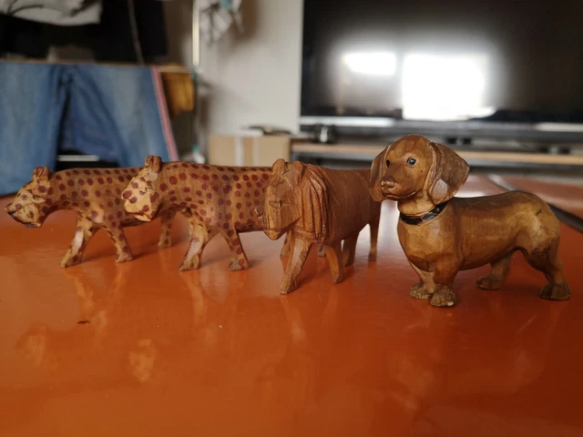 Lot de 3 jouets en bois anciens - Jeux & Jouets