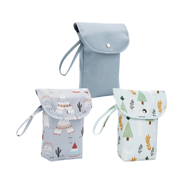Baby Diaper Bag Reusable Multifunctional Protable Nappy Bag for Going Out