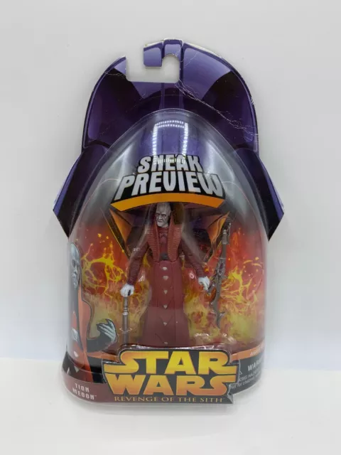 2005 Star Wars RotS Revenge of the Sith Sneak Preview #2 Tion Medon Figure