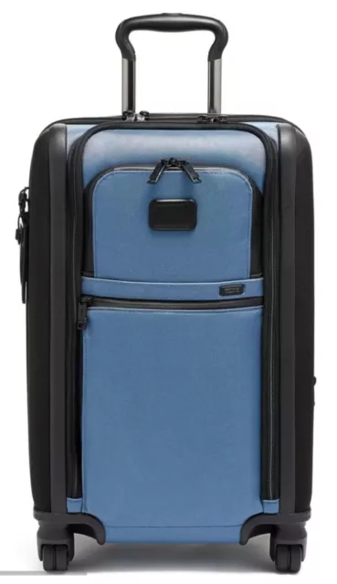 NWT TUMI Alpha International 22-Inch Dual Access 4-Wheeled Carry-On in Blue $895