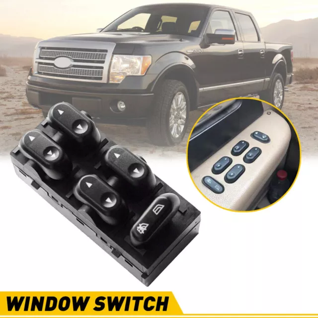 Master Power Window Door Switch Control for 2004-2008 Ford F150 Left Driver Side