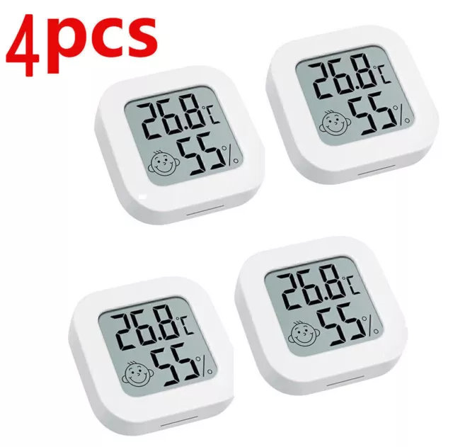 4x Digital Hygrometer Mini Thermometer Luftfeuchtigkeit Temperaturmesser Sl LOVE