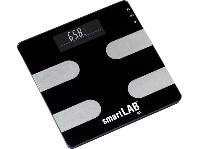 smartLAB fit Körperanalysewaage digital aus Glas