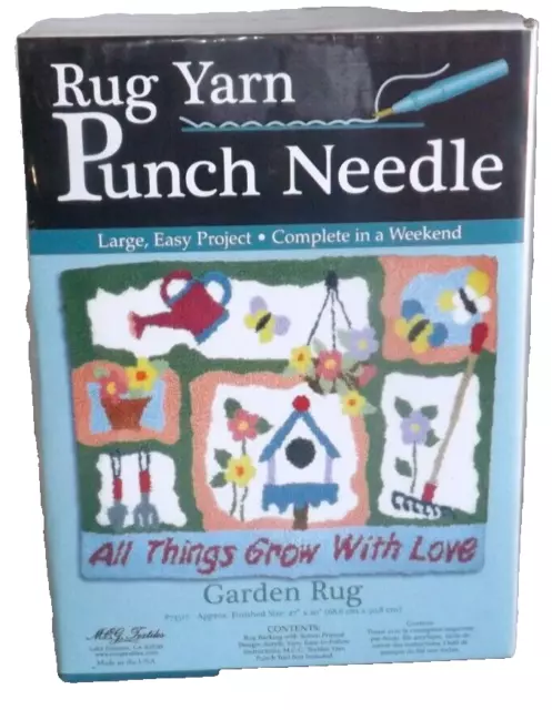 Rug Punch Needle Embroidery Making Kit Punch Needle Supplies Wool Poke