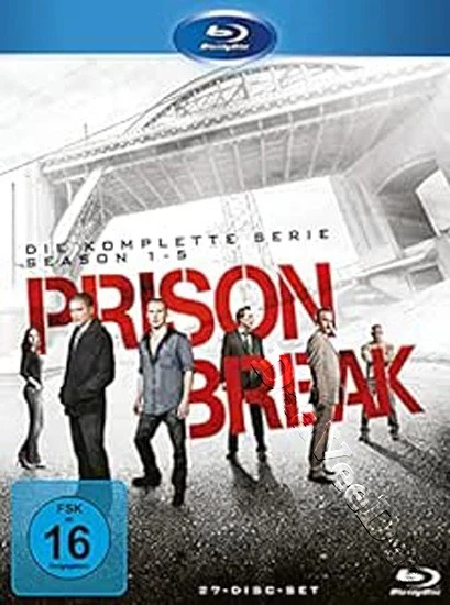 PRISON BREAK (COMPLETE Series 1-5) NEW Blu-Ray 27-Disc Set Dominic