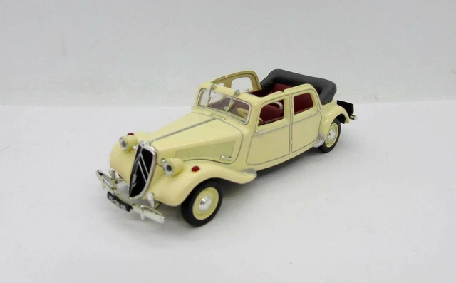 Verem Ref 407 – Citroën Traction 15CV Avec Remorque Et 2 Personnages – 1/43 Neuve Sous Boîte