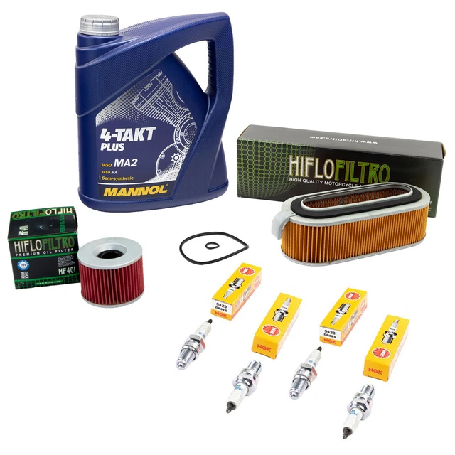 KIT TAGLIANDO BARDAHL XTM 15W50 FILTRO OLIO ARIA CANDELE KLE VERSYS - Foto 11