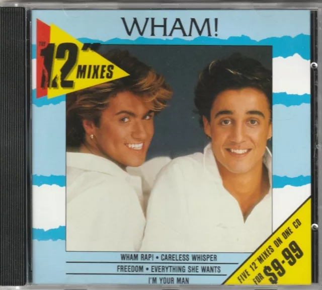 Wham! - The 12" Mixes : AUSTRALIA 5-track  12" mixes CD : very rare