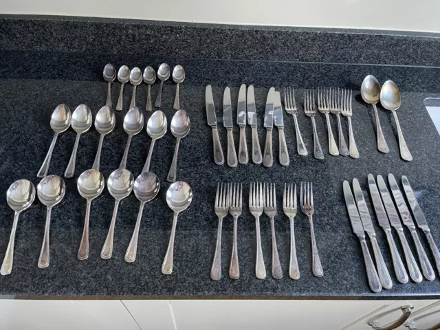 Silver Plated Viners Six Piece Cutlery Set