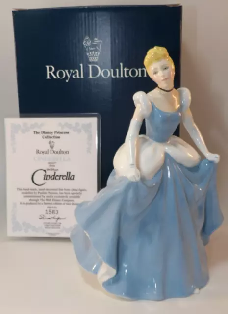 Royal Doulton Ltd Ed 8.25" Figurine Cinderella HN3677 + Box & Cert Excellent