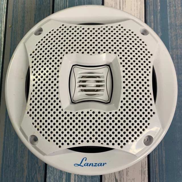 ONE Lanzar AQ6CXW 400 Watts 6.5'' 2-Way Marine Speakers (White Color) SINGLE