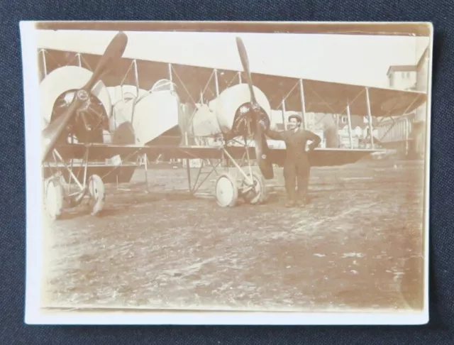 Photo avion aviateur -  Archives Georges Bélix / Caudron aviation