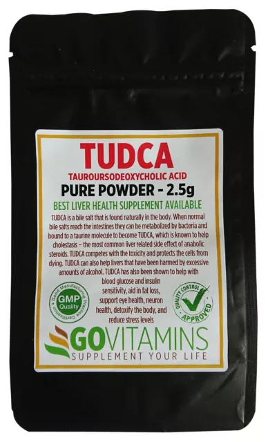 BEST SELLING TUDCA PURE POWDER (Tauroursodeoxycholic Acid) - best LIVER SUPPORT