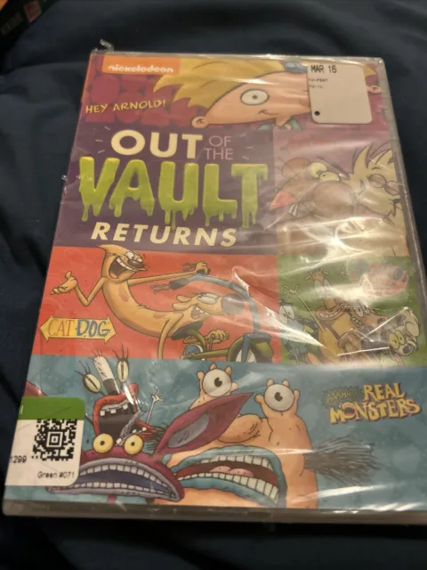 Nickelodeon Out of the Vault Returns DVD Hey Arnold Angry Beaver Rockos CatDog